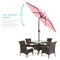 Best Choice Products 7.5ft Heavy-Duty Outdoor Market Patio Umbrella w/ Push Button Tilt, Easy Crank